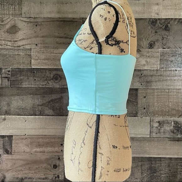 ROMWE Crop Cami Light Blue Size Small / S - Picture 4 of 7